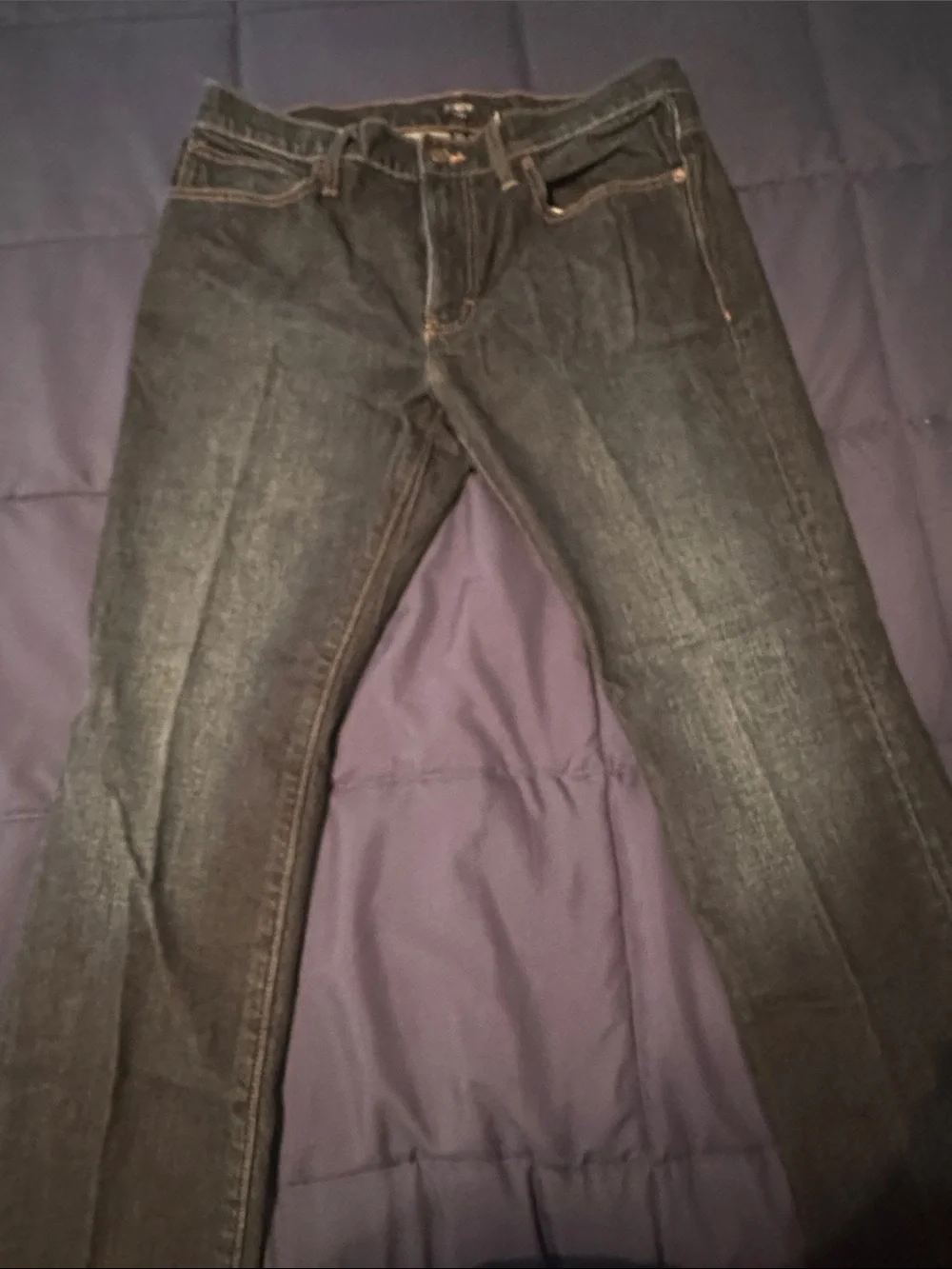 J. Crew Slim Straight Dark Indigo Jeans SZ 34/30